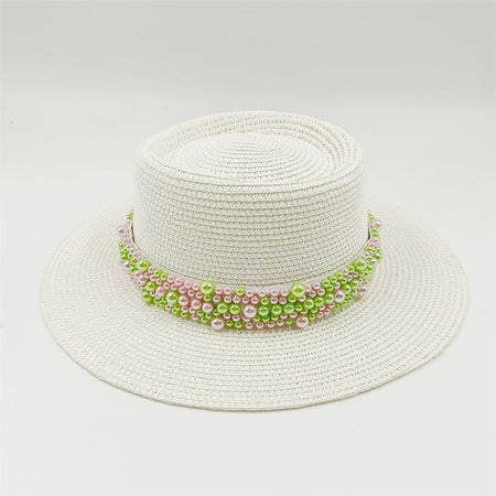 Bucket hat letters summer ladies bucket hat sun hat ladies straw hat fedora hat European men and women hat letters