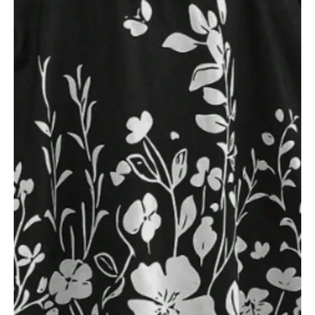 Plus Size 1XL-5XL New Women's Fashion High-Waisted Skirt Pants Phone Pocket Simple Floral Print Ladies Casual Shorts ?