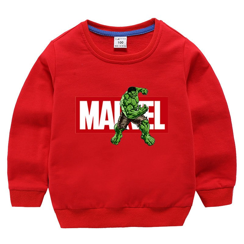 Hot Toys New Spring Autumn New Boys Cartoon Sweaters Children's Clothing Long Sleeve Knitwear Kids Jumper Top Outer Wear