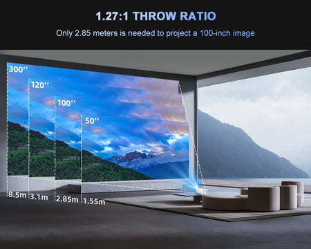 Flixtone 4000 Ansi  Full HD Projector 4k D10S 3G 128 G Beam Projectors Home Theater Video Android 15 Samrt TV Beamer for Movies