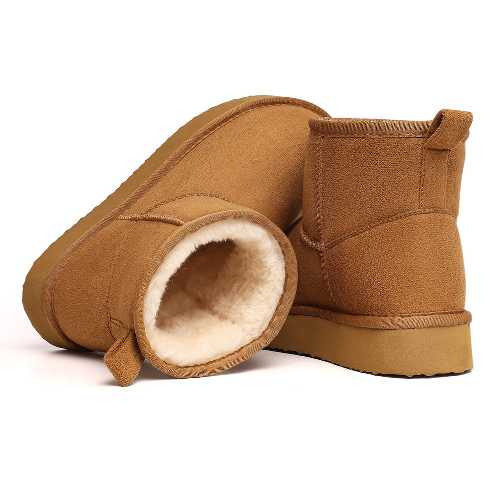 Kidmi Fashion Brand Women Snow Boots Winter Warm Platform Women Boots Outdoor Fuzzy Antiskid Home Women Boots Waterproof Boots