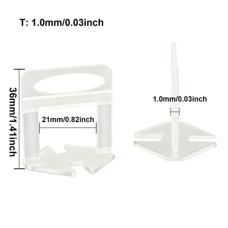 50-200pc Wall Floor Tile Leveling System Clips Ceramic Leveler Spacer Plier Wadge Kit for Tile Laying Construction Building Tool