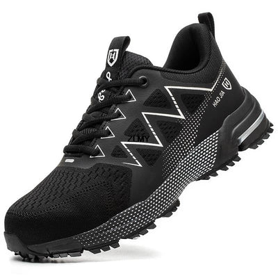 Anti-smash Safety Shoes Men Steel Toe Sneakers Puncture Proof Breathable Work Boots Man Fashion Construction Protective Footwear