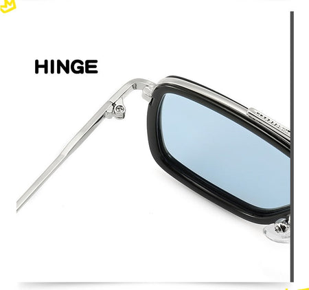 Luxury Fashion Tony Stark Style Kids Polarized Sunglasses Children Square Sun Glasses Boys Girls Oculos Retro Iron Man Glasses
