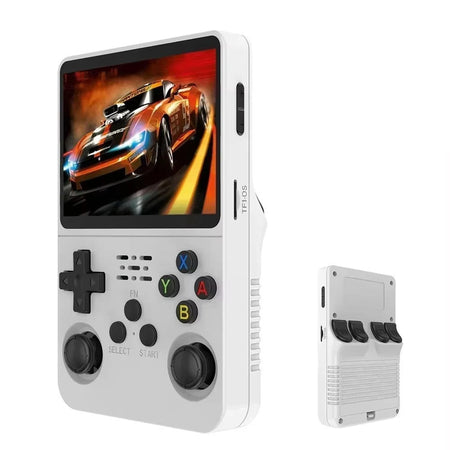 R36S Original Retro Handheld Game Player Arkos System 3.5" IPS Screen Portable 64/128GB Hall Effect Emulator Wireless Gamepad
