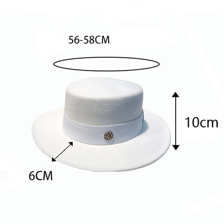 spring autumn fashion beach 2025 Women's hat fedoras elegant chapel Men's panama hat fascinator Wedding picture felt Bowler new