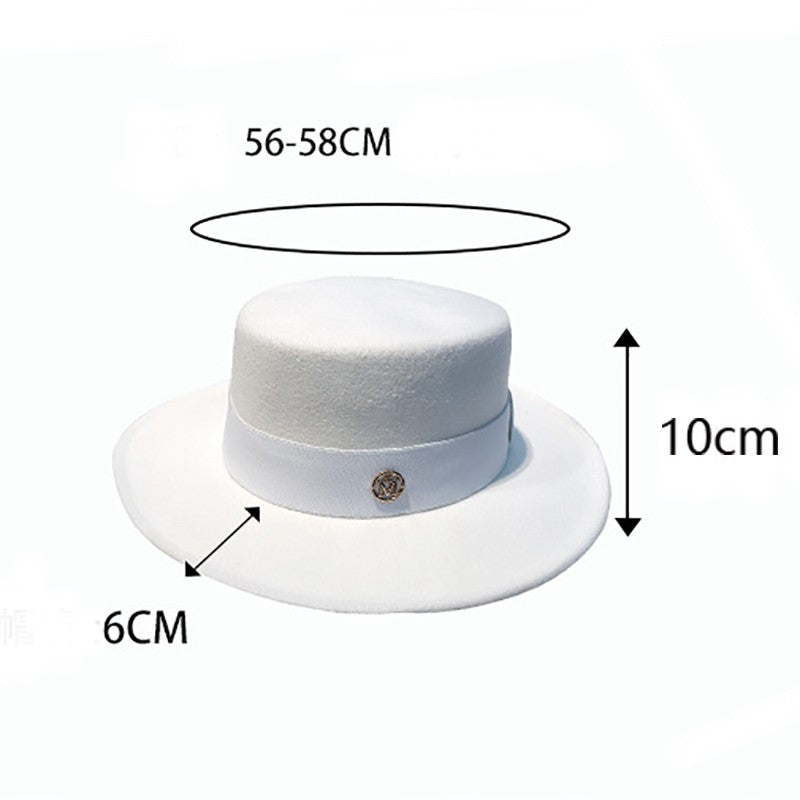 spring autumn fashion beach 2025 Women's hat fedoras elegant chapel Men's panama hat fascinator Wedding picture felt Bowler new