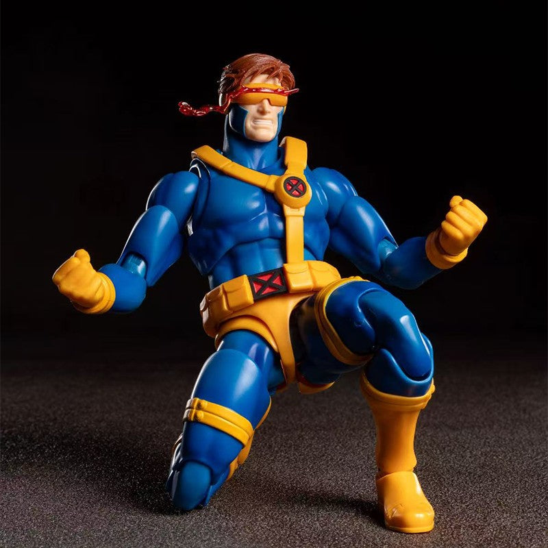 Genuine BANDAI S.H.Figuarts X-Men Scott Summers Cyclops GAMERVERSE Anime Action Figure Model Boy Collectible Toys Kids Gift