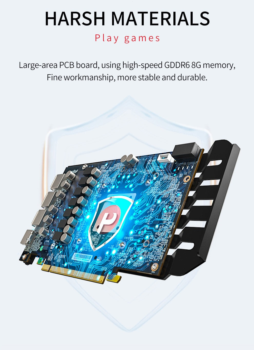 MLLSE Graphics Card RX 5500 8gb Placa De Video Gaming 7NM 128bit GDDR6 8Pin PCI Express 4.0 x 8 1717MHz DP*3 Desktop