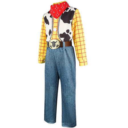 Cosplay Story Woody Costume Sets Cowboy Christmas Dress Unisex Sheriff's Halloween Carnival Dress Up Party Toy Stage Performance
