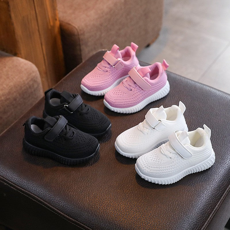 Spring Kid Shoes New Fashion Versatile Girl Sneakers Comfort Soft Sole Anti Slip Simple Boy Shoe Breathable Classic Casual Shoes
