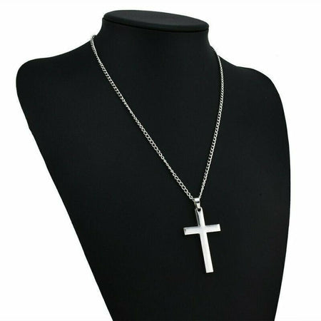 New Religion Christian Simple Necklace for Women Men Virgin Mary Jesus Cross Pendant Chains Fashion Jewelry
