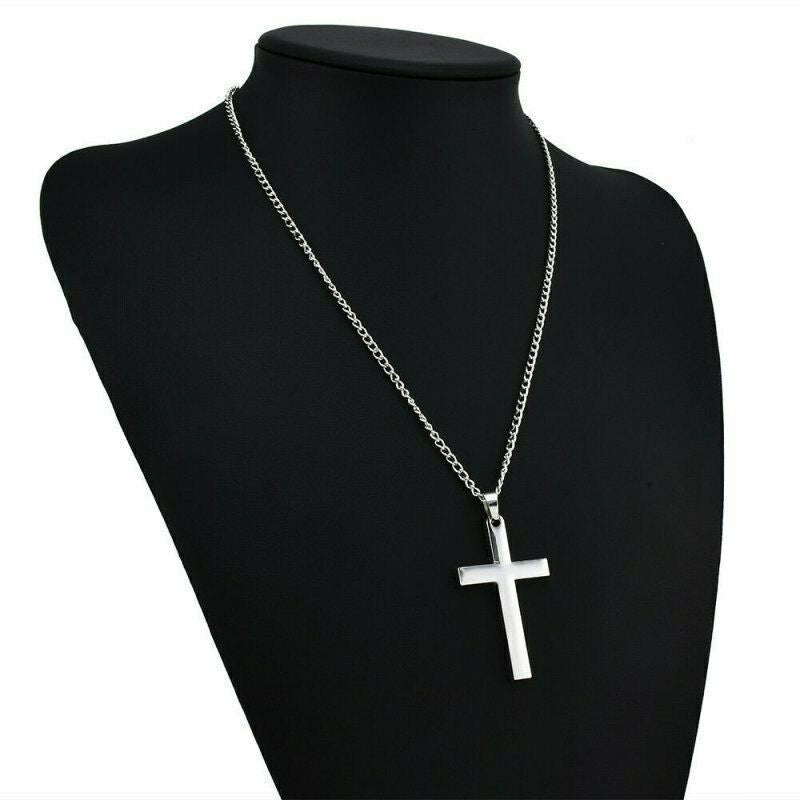 New Religion Christian Simple Necklace for Women Men Virgin Mary Jesus Cross Pendant Chains Fashion Jewelry