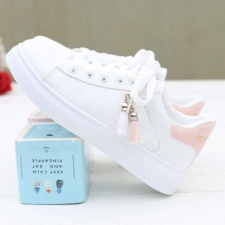 Women Sneaker Breathable Students Casual Shoes Sports for Girl Flat Mesh White Shoes Vulcanize Desginer 2024