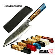 67-LAY Damascus Kitchen chef knife Set,Japanese Santoku Nakiri Knife Utility Knife Boning Knife,Cooking knife Olive wood HD