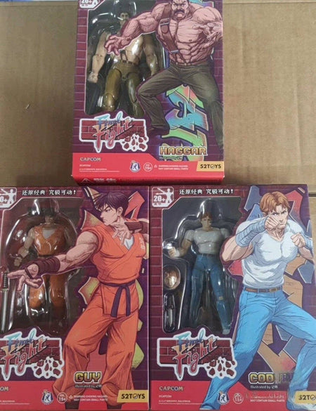 In Stock 52toys Capcom Final Fight 3.75-Inch Action Figure Cool Soldier Model Toy For Game Lovers Decoration Surprise Gifts