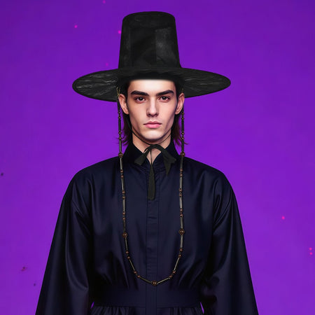 Cosplay Hat Male Jinu KPOP Anime Movie Cosplay Headgear Halloween Carnival Party Men Stage Cool Handsome Costume Accessories