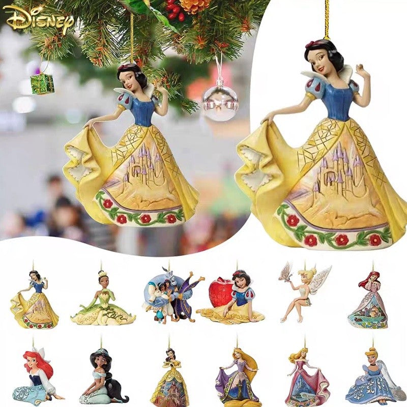 Xmas Tree Decor, Holiday Party Arrangement, KidChristmas Craft, Hot-Selling Disney Princess Doll Pendant Ornament Kids' Toy Gift