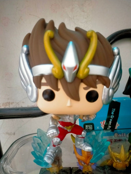 Funko Pop Saint Seiya Action Figure Cygnus Hyoga #808 Dragon Shiryu #807 Andromeda Shun #809 Phoenix Ikki #810 Vinyl Dolls Toys