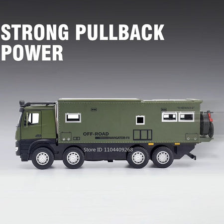 1:24 NOMADISM Raptor F150 RV Alloy Model Car Toy Metal Diecast Miniature Off Road Vehicle Models Sound Light Toys For Kids Gifts