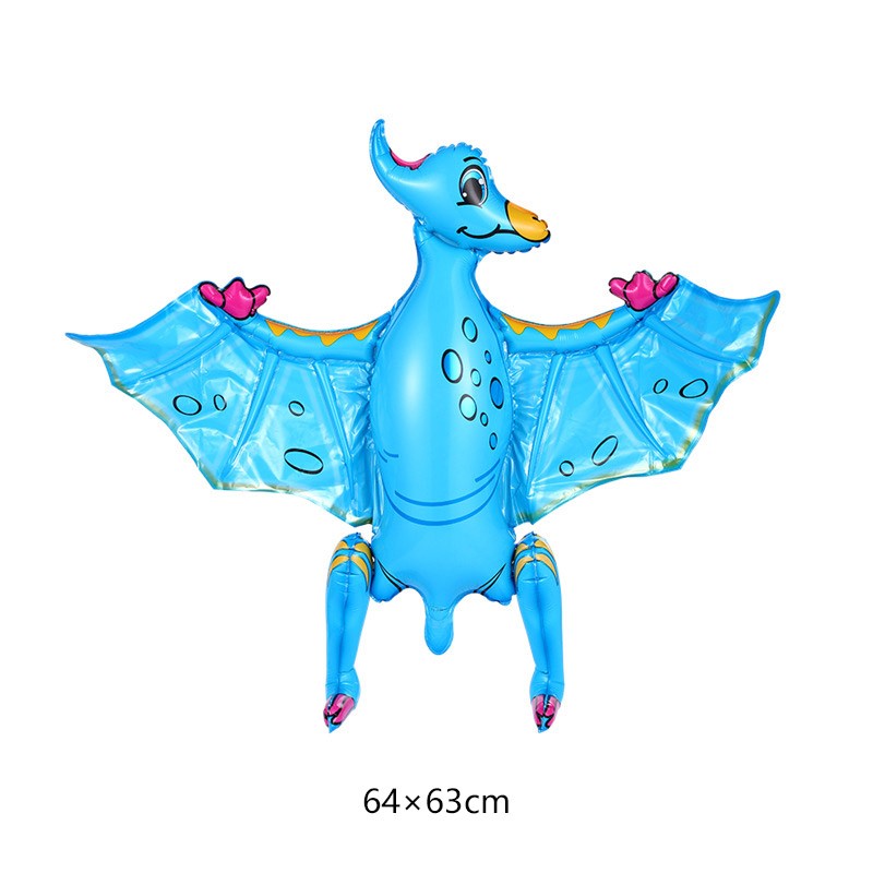 3D Standing Dinosaur Balloon Cartoon T Rex Dino Foil Balloon for Party Decoration Kids Birthday Party Supplies