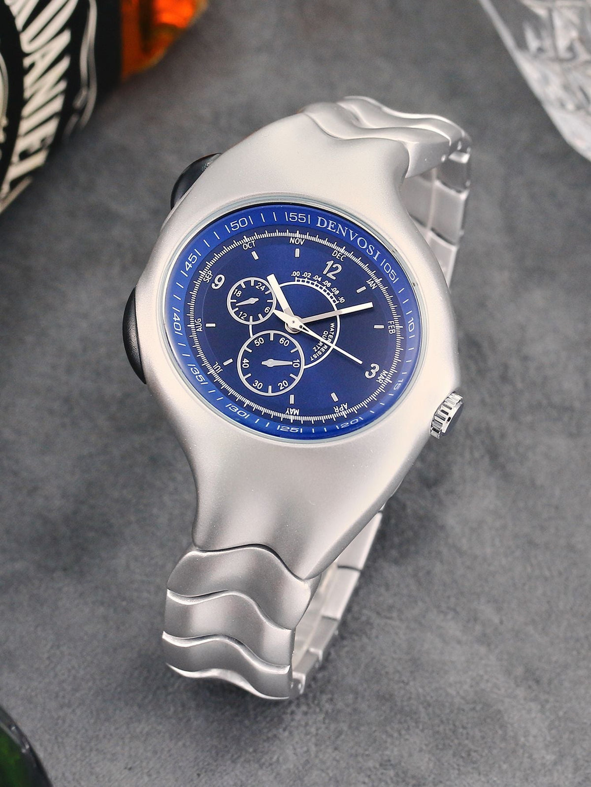 Alien Twist Original Watch Distorted Y2K Watch Men quartz watch Fashion Trendy Retro Watch  Sports Niche Personality Design