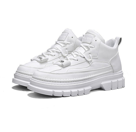 Men's boots four season high-top Joker thick-sole casual boots soft-sole non-slip comfort outdoor boots fashion youth work boots