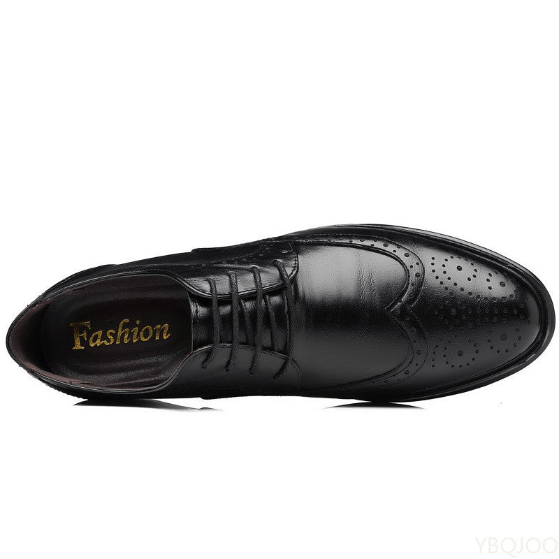 Large size fashionable men's office formal shoes low cut daily comfortable pointed multifunctional men's wedding men's shoes