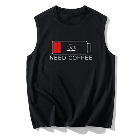 Men's Plus Size Vest Shirt 110-200KG Gym Workout Tummy Control Compression Tank Top Black Print Sleeveless Tee Fat Male Clothing
