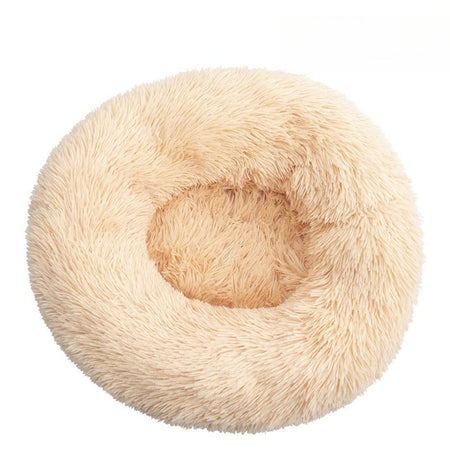 Plush Round Pet Beds for Dogs and Cats Winter Dog Mats Pet Beds Pet Supplies