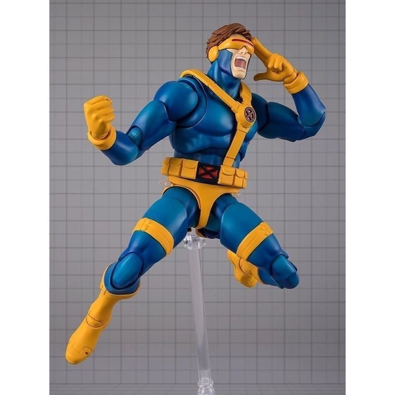 Genuine BANDAI S.H.Figuarts X-Men Scott Summers Cyclops GAMERVERSE Anime Action Figure Model Boy Collectible Toys Kids Gift