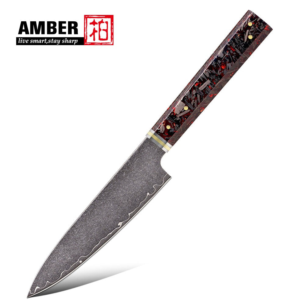 Kitchen Knife Set 1-6PC Damascus 3-layer cladding Steel knives Kitchen Accessories Professional Chef knives Cooking Tools