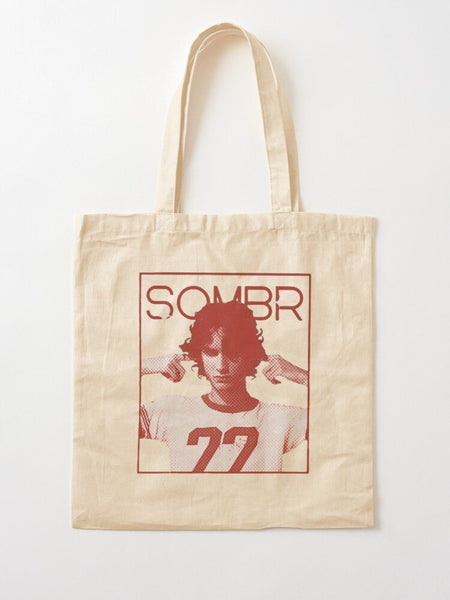 Sombr World Tour Tote Bag Shopping Bag Print Original Design White Unisex Travel Canvas Casual Bag Commuting Portable Handbags