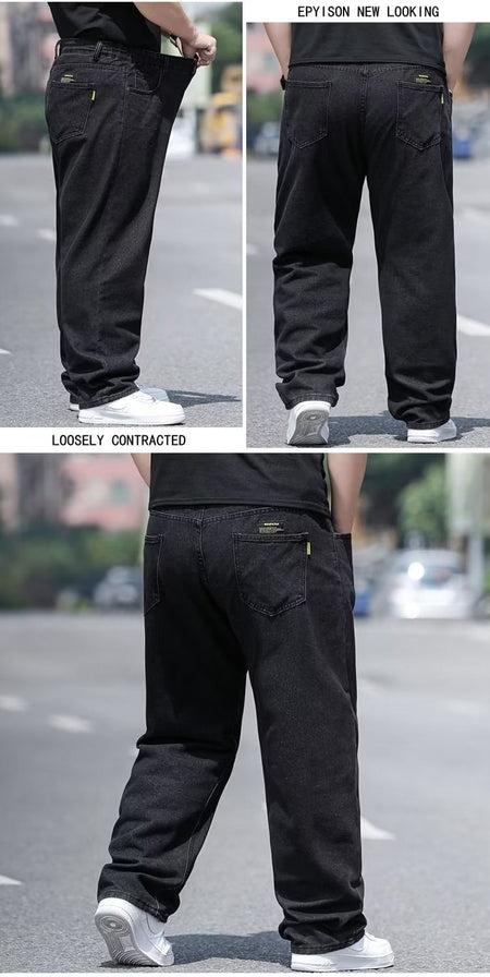 Oversize Jeans for Man Male Jeans Pants Denim Pants Men's Jean Big Size Baggy Y2k Mens Cargo Black New Wide Leg Trousers