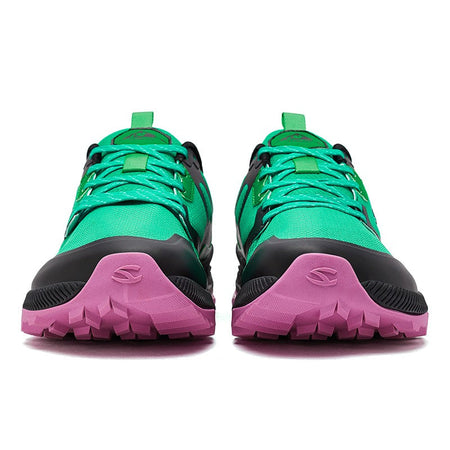 HOBIBEAR Unisex Hiking Sneakers Lace-Up Walking Shoes Outdoor Travel Artificial Leather Sneakers