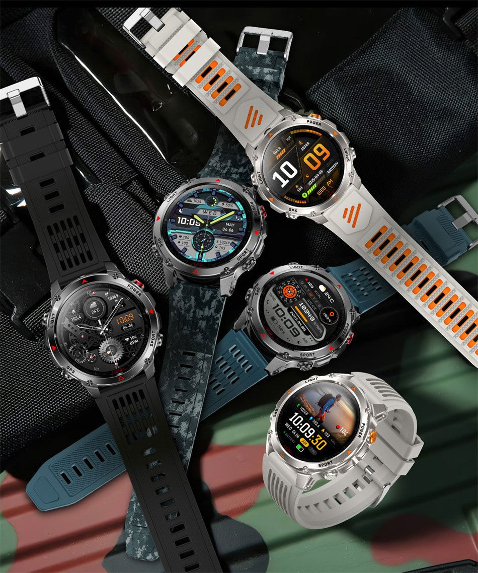 New T-Rex3 Ultra 1100mAh Battery Smart Watch GPS Track Compass IP69K Waterproof Sports tracker Outdoors Military Smartwatches