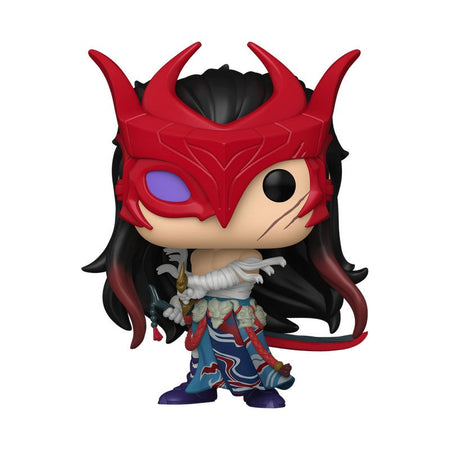 Funko Pop Yone Action Figures Model Toys Game League of Legends Figureine Model Doll Collectible Vinyl Figure Desk Decor Gifts
