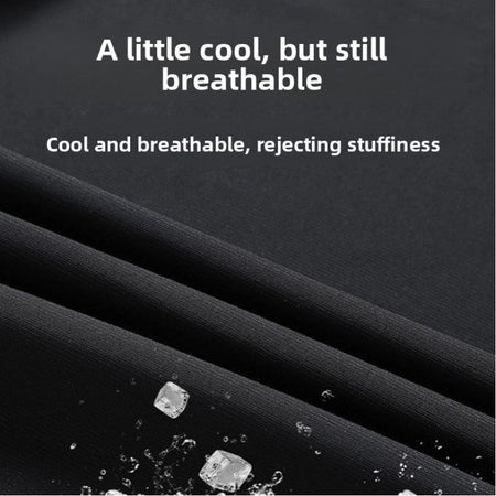 Ice Silk Casual Pants for Summer Thin Loose Fast-drying Stretch Breathable Sports Pants Jogger Man Gym Shirt Quick Football Mens