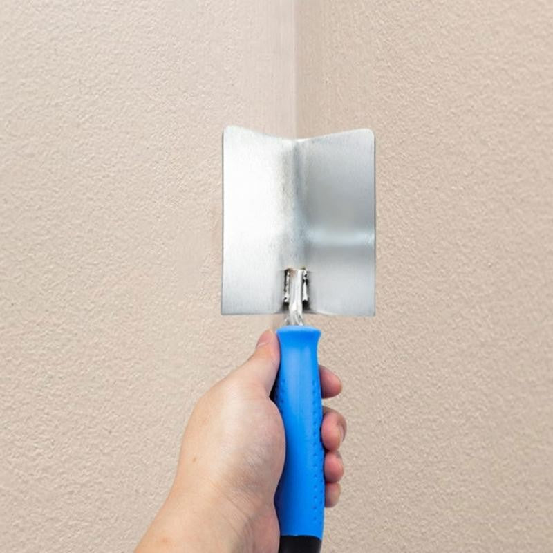 R9UF Outer Internal Corner Trowel Diatom Mud Construction Auxiliary Tool Stainless Steel Plastering Finishing Tool