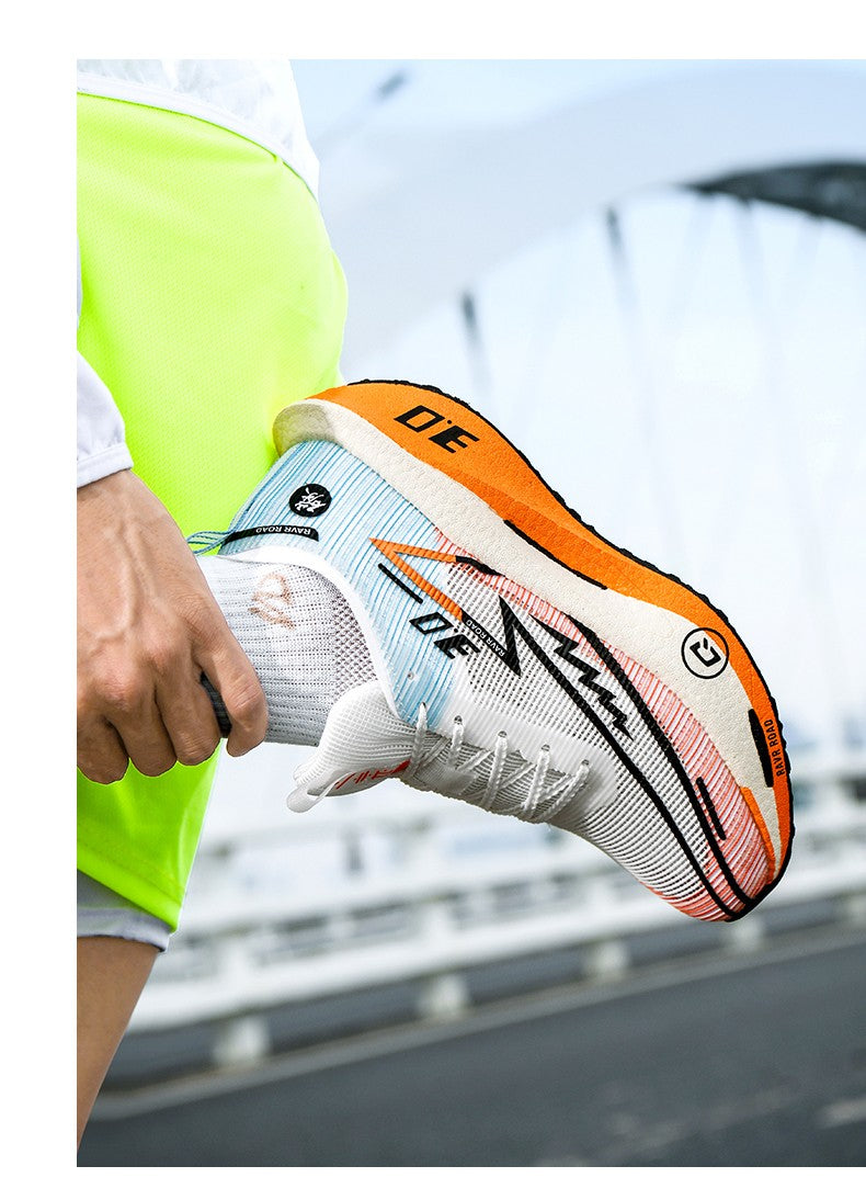 NEW Running Shoes Men Sports Marathon Carbon Plate Breathable Lightweight Women Comfortable Athletic Leisure Sneakers Footwear