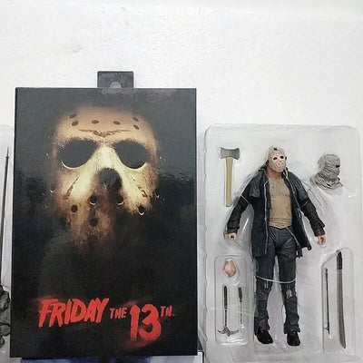 The 13th Figure Toys NECA Friday Freddy Jason Voorhees Blood Action Figure Jason Collectible Model Christmas Halloween Gifts