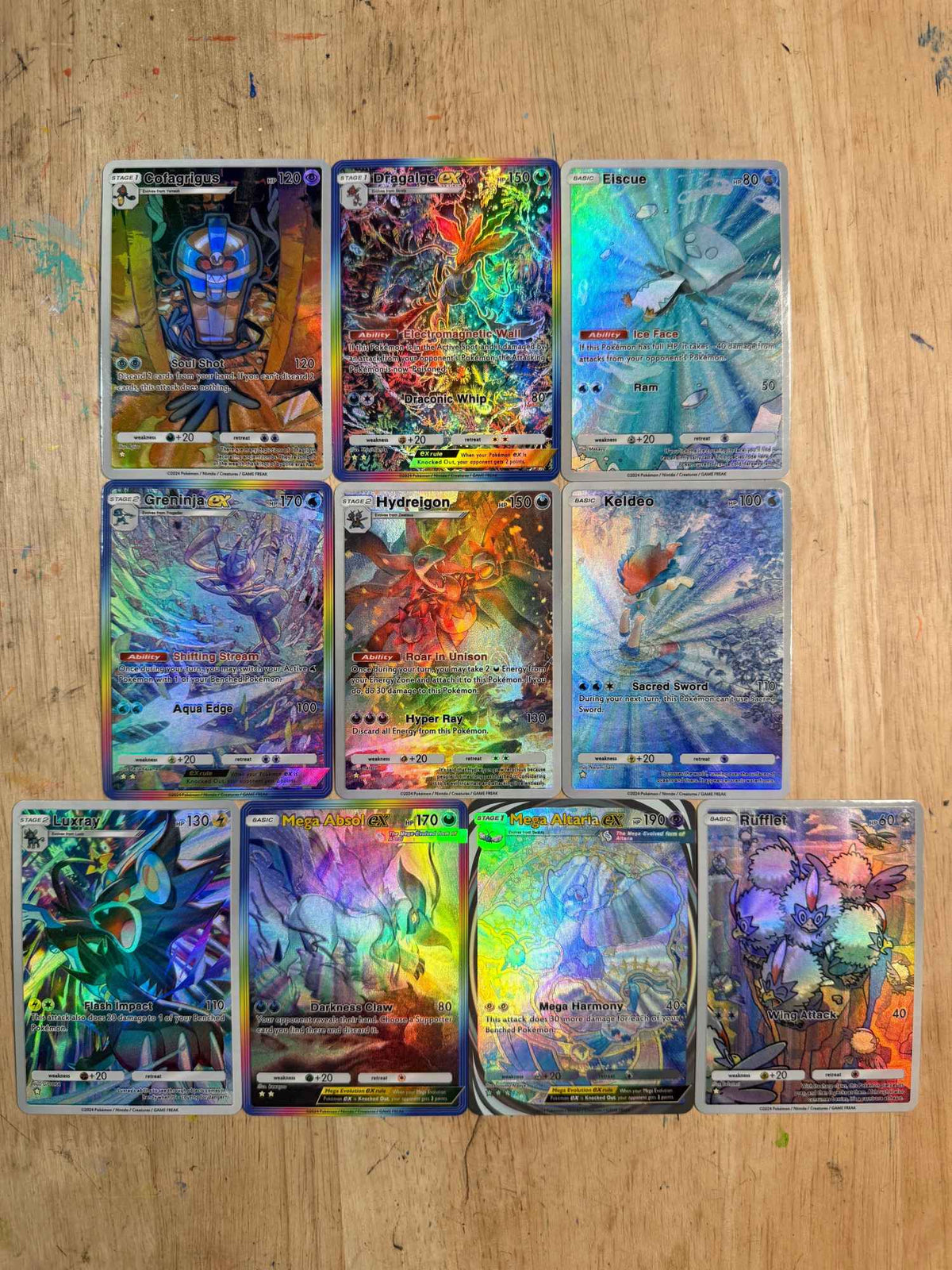 Diy Pokemon ptcg Pocket Self Control Collect Signature Trading Flash Card Anime Cartoon Christmas Diy Gift
