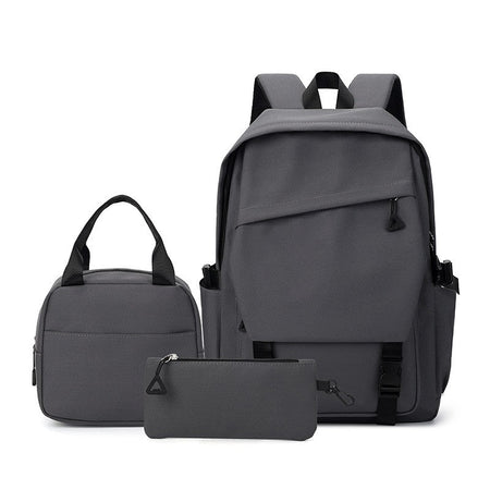 3pcs/set Campus Student Backpack, Boys Girls School Bags for Teen Men Women Tote Bag Clutch Pocket, Nylon Backpacks Travel Bag