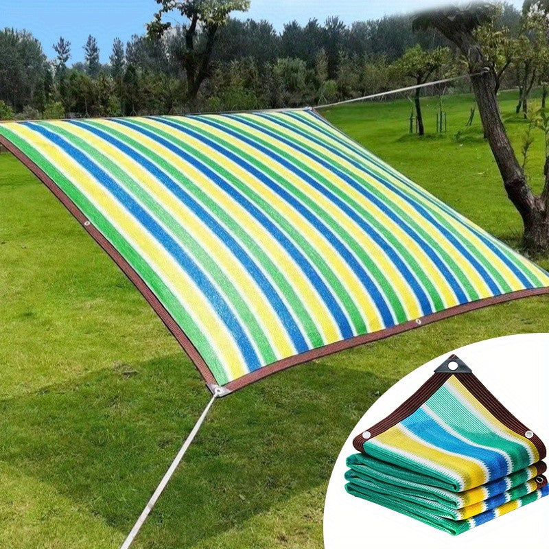 Durable outdoor sunscreen mesh - garden, greenhouse, doghouse breathable mesh cover - plant protection, easy to hang weather