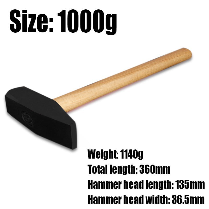 1PCS High Carbon Steel Fitter's Hammer Machinist Hammer Wooden Handle Electrician's Hammer Sheet Metal Hammer Duck Foot Hammer