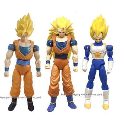 Dragon Ball SHF Goku Vegeta Action Figure Super Saiyan Gogeta Dbz Figurine PVC Collection Model Toys for Kids Gifts