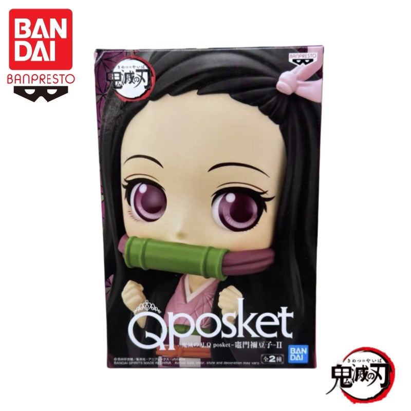 In Stock Bandai Original Banpresto Demon Slayer Qposket Kamado Nezuko Action Figure Model Doll Brand New Boxed Anime Characters