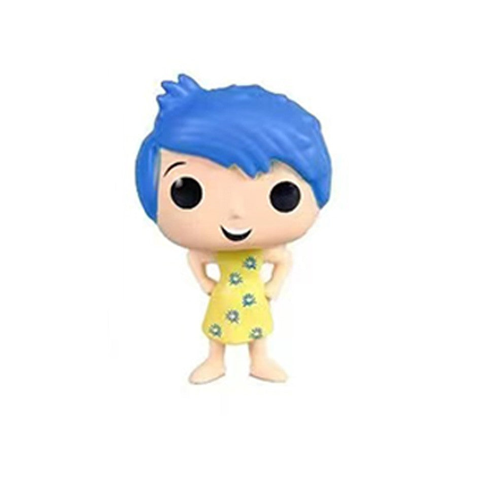 Anime inside out 2 Joy Anxiety Anger Sadness Disgust Fear POP Figure Action Toys Cartoon Movie PVC Doll Figurines