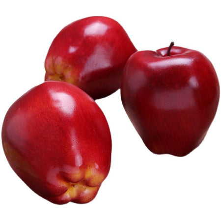 5PCS 8x9.5cm Artificial Fruit Fake Apple Food Photography Props Christmas Halloween Party Home Decoration Fake Fruits Ornaments