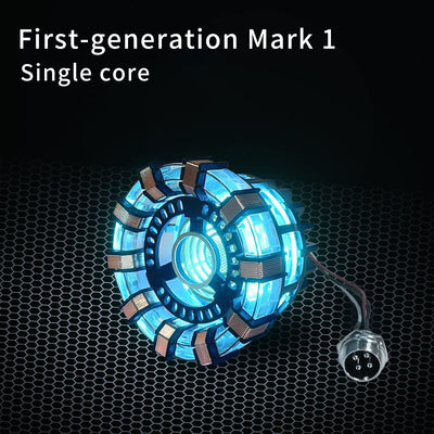 New Sale:  Man Mk1 and Mk2 Arc Reactors Tony Stark's Heart of Mark Armor Avengers Figures with LED Lights 1:1 Chest lamp toy edc